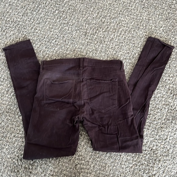 Gap Brown True Skinny Moto Pants, 27T Tall - Picture 2 of 4